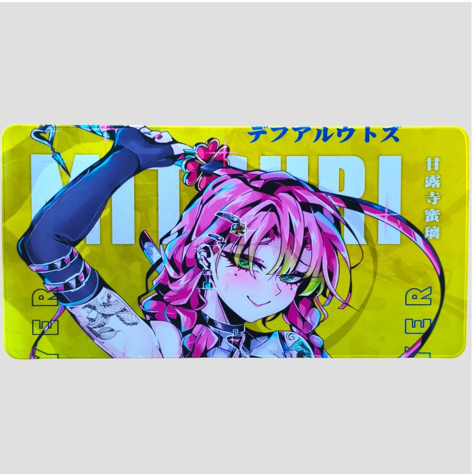 Tapis de souris Cyberpunk Mitsuri Kanroji – Demon Slayer de face