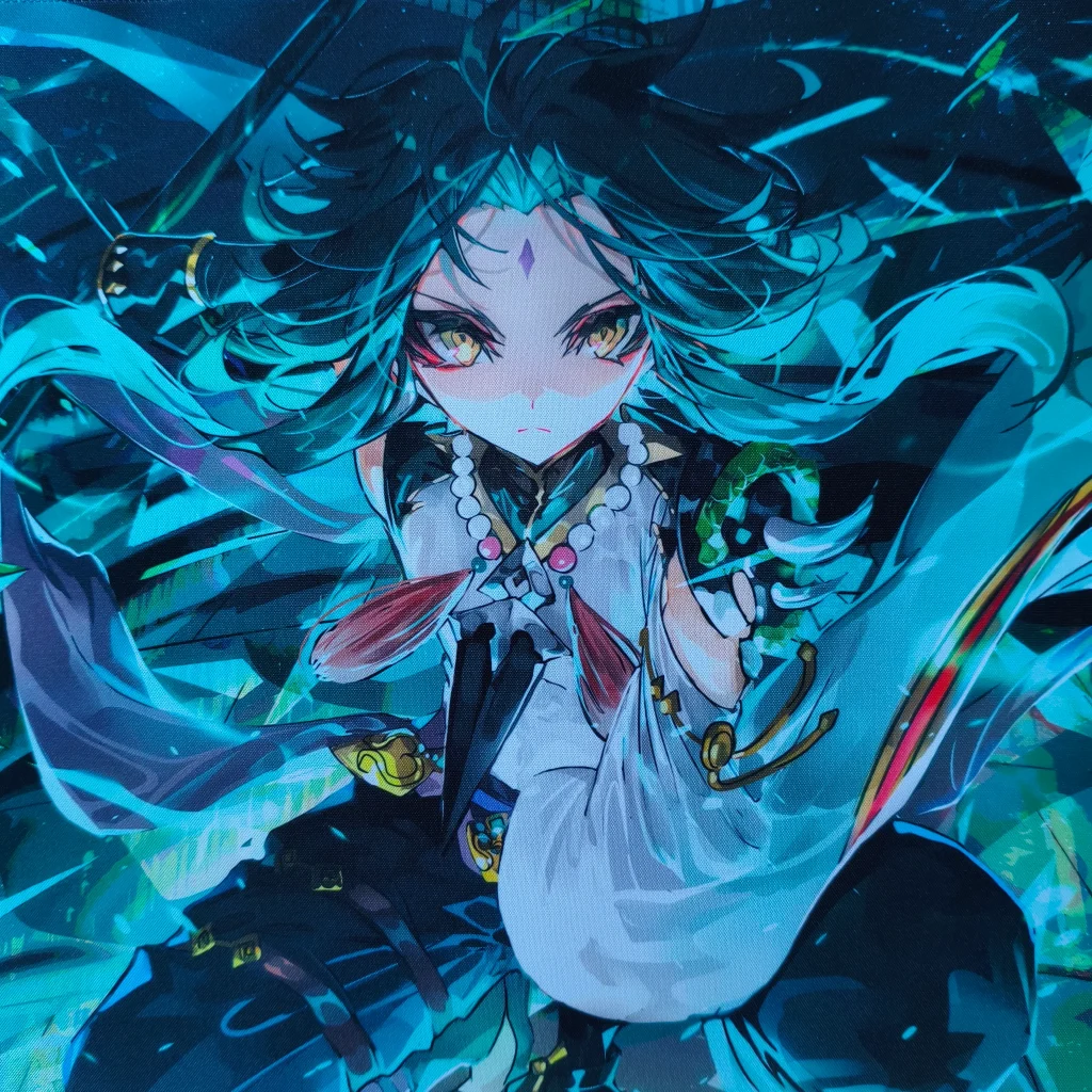 Tapis de souris Xiao – Genshin Impact – Fond mystique (2)