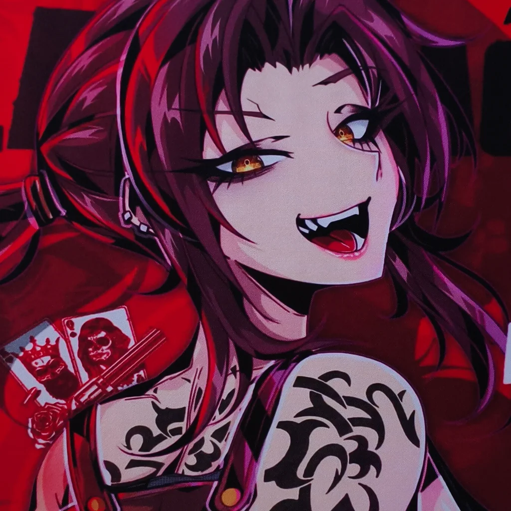 Tapis de souris Cyberpunk XXL Revy - Black Lagoon