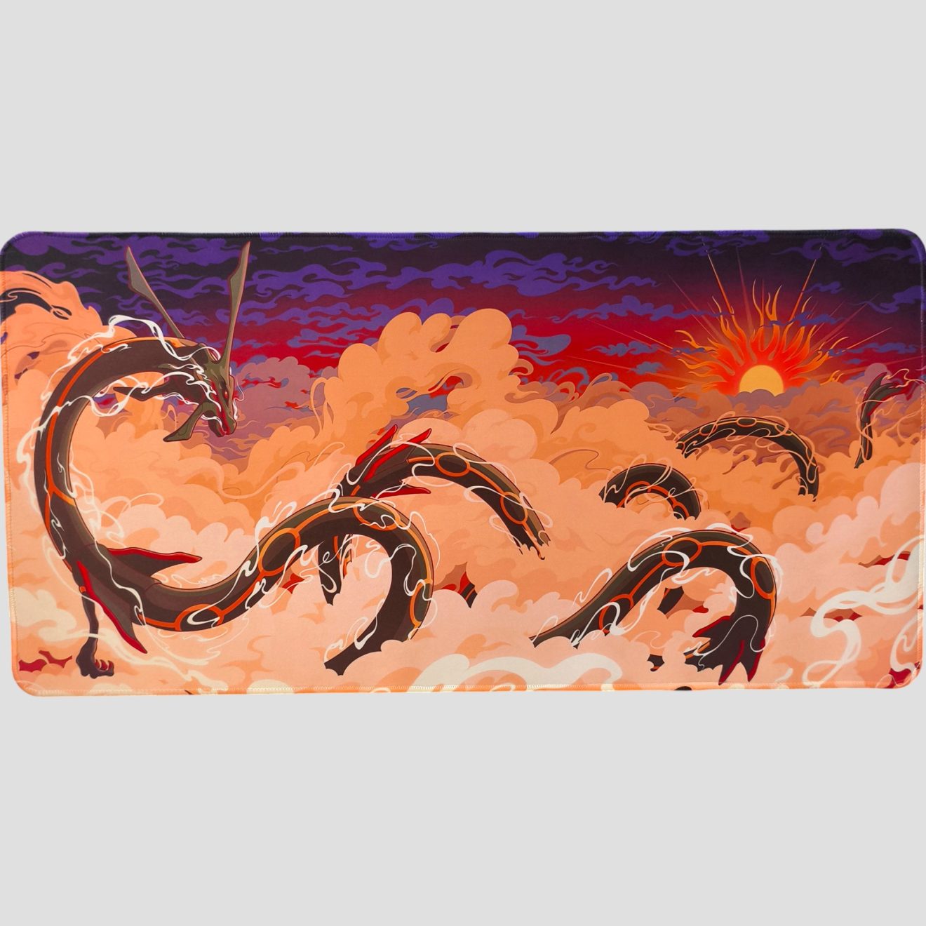 tapis de souris rayquaza pokemon nuages