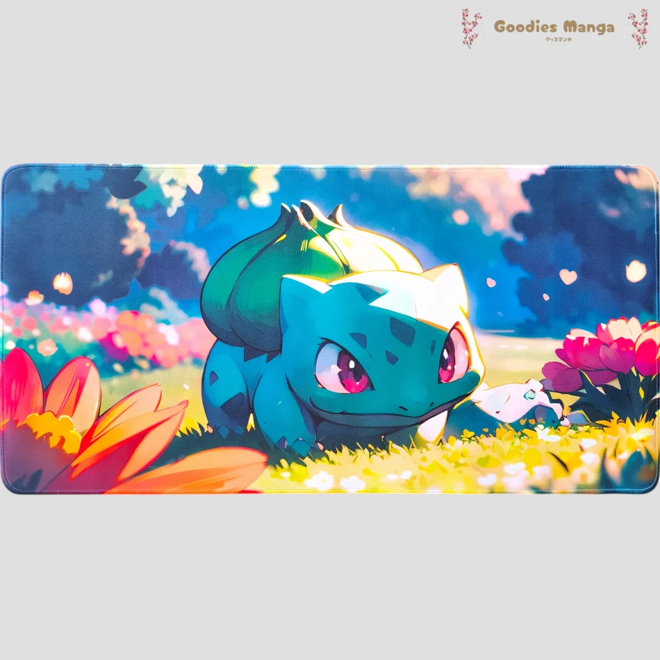 Tapis de souris Bulbizarre – Soleil & Nature – Pokémon de face
