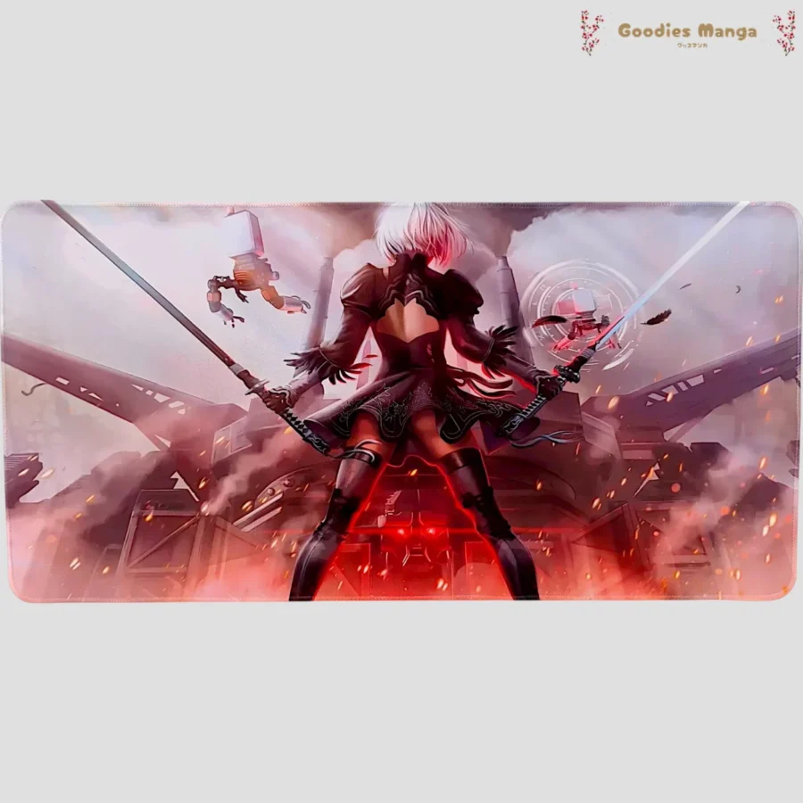 Tapis de souris 2B NieR Automata face a Engel 60x30 cm
