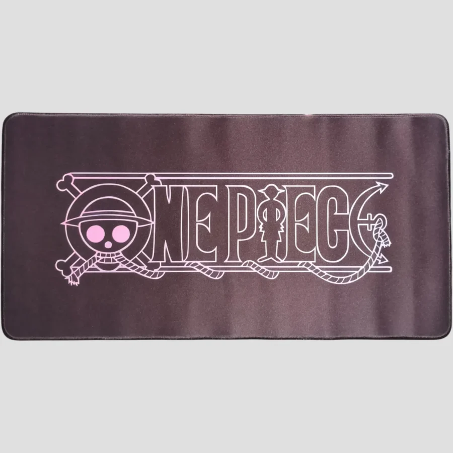 tapis de souris one piece logo fond noir