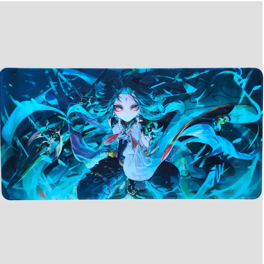 tapis de souris xiao genshin impact fond sombre