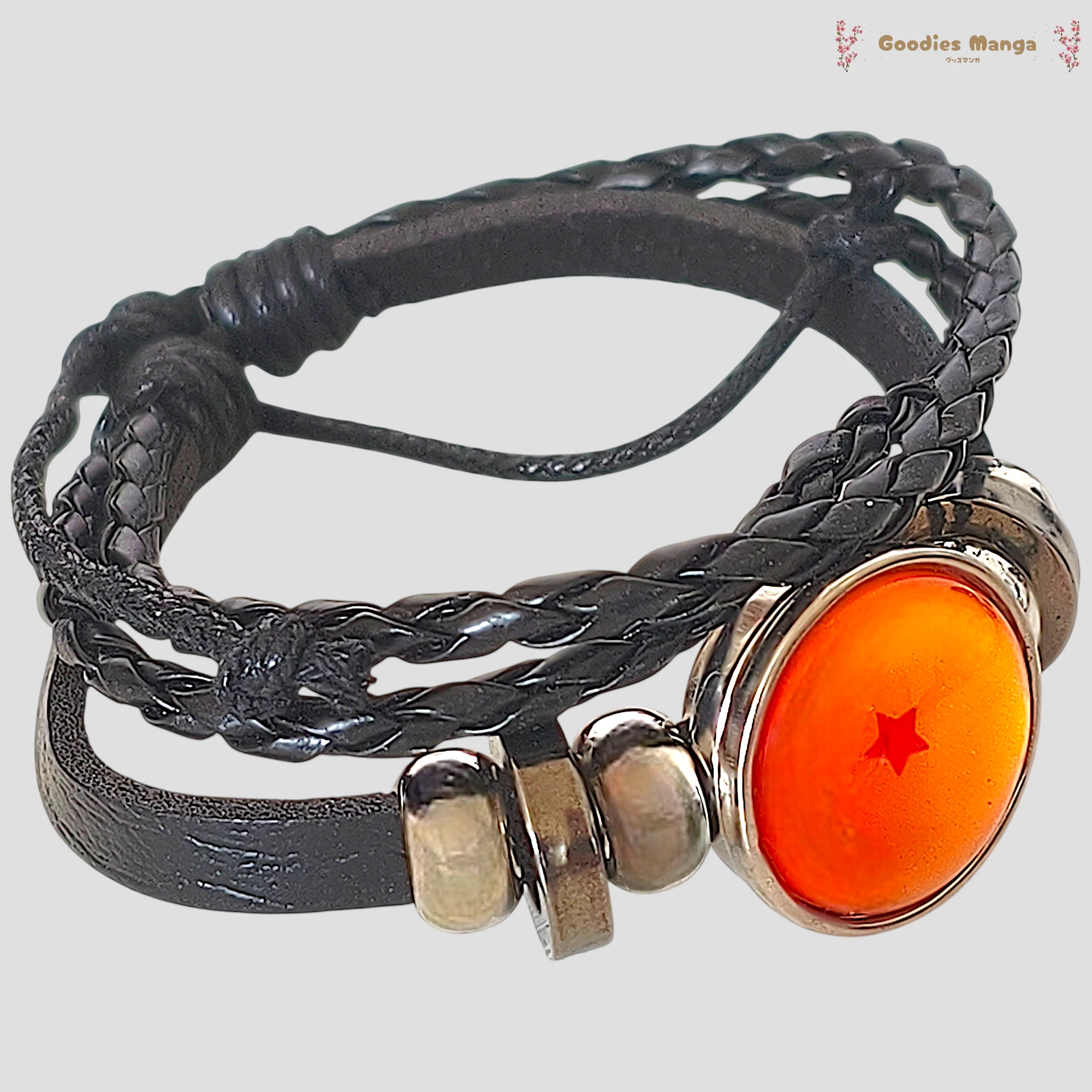 Bracelet boule de cristal 1 étoile - Dragon Ball de face