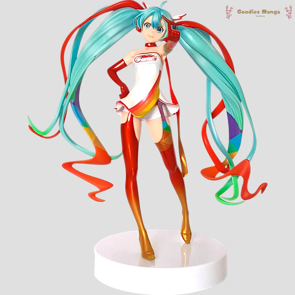 Figurine Hatsune Miku Racing Miku 2016 - Banpresto Chronicle 19 cm de face