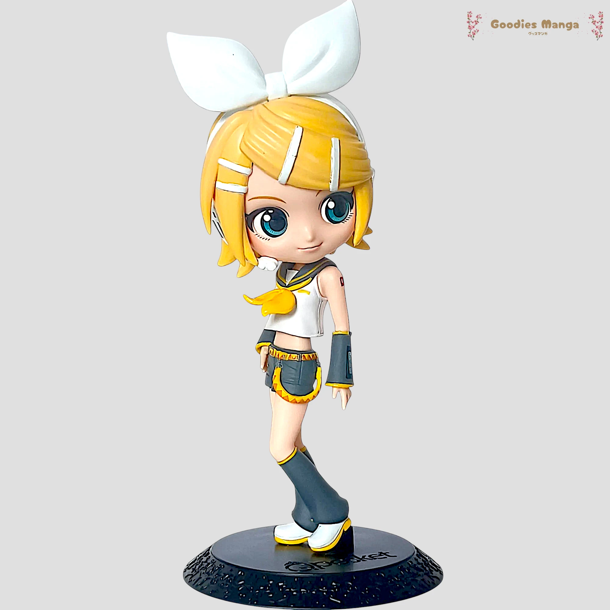 Figurine Kagamine Rin Q Posket Ver. A - Banpresto 14 cm de face