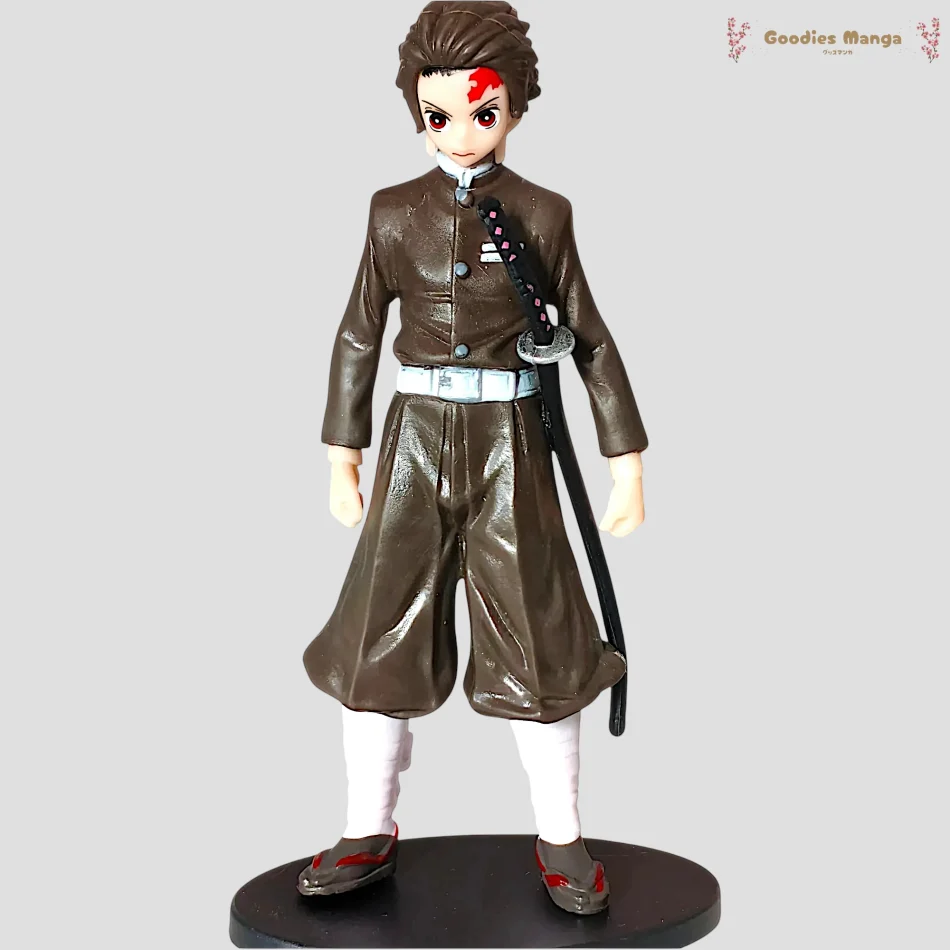 Figurine Tanjiro Kamado – Costume Noir – Demon Slayer de face