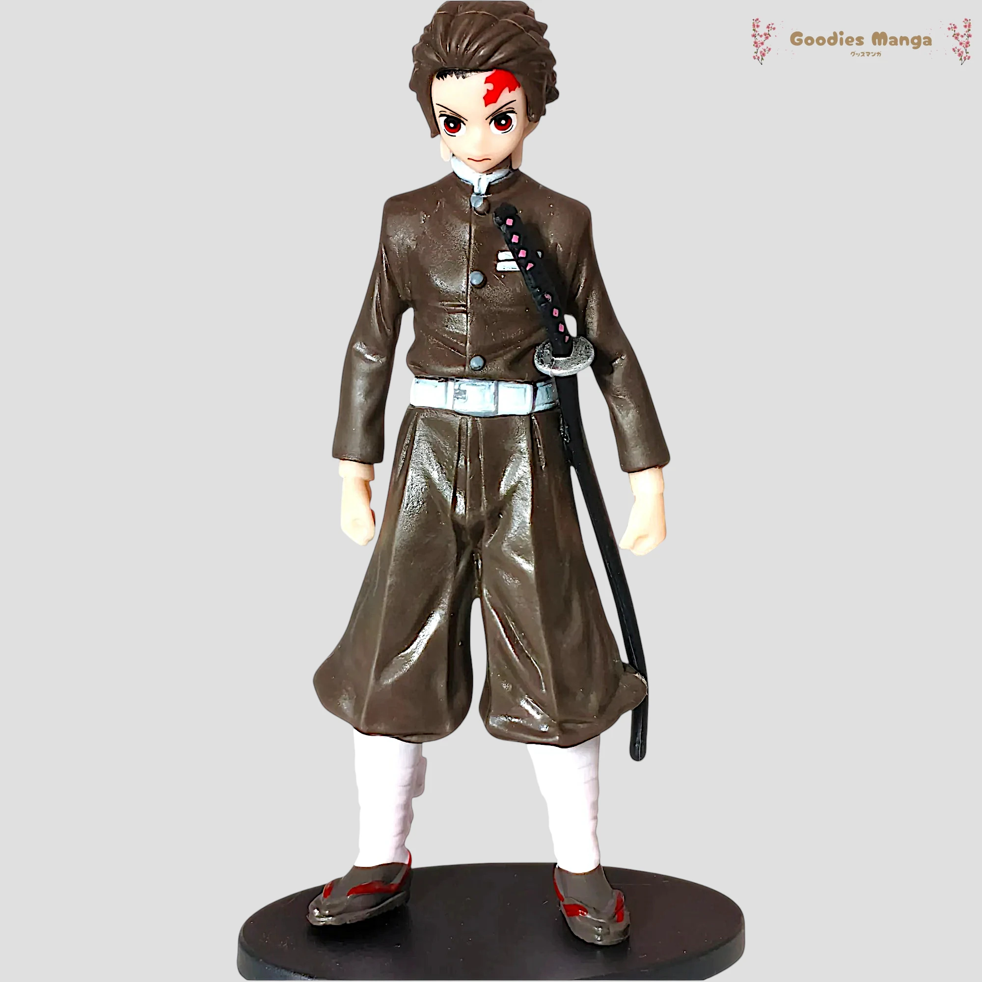 Figurine Tanjiro Kamado – Costume Noir – Demon Slayer de face