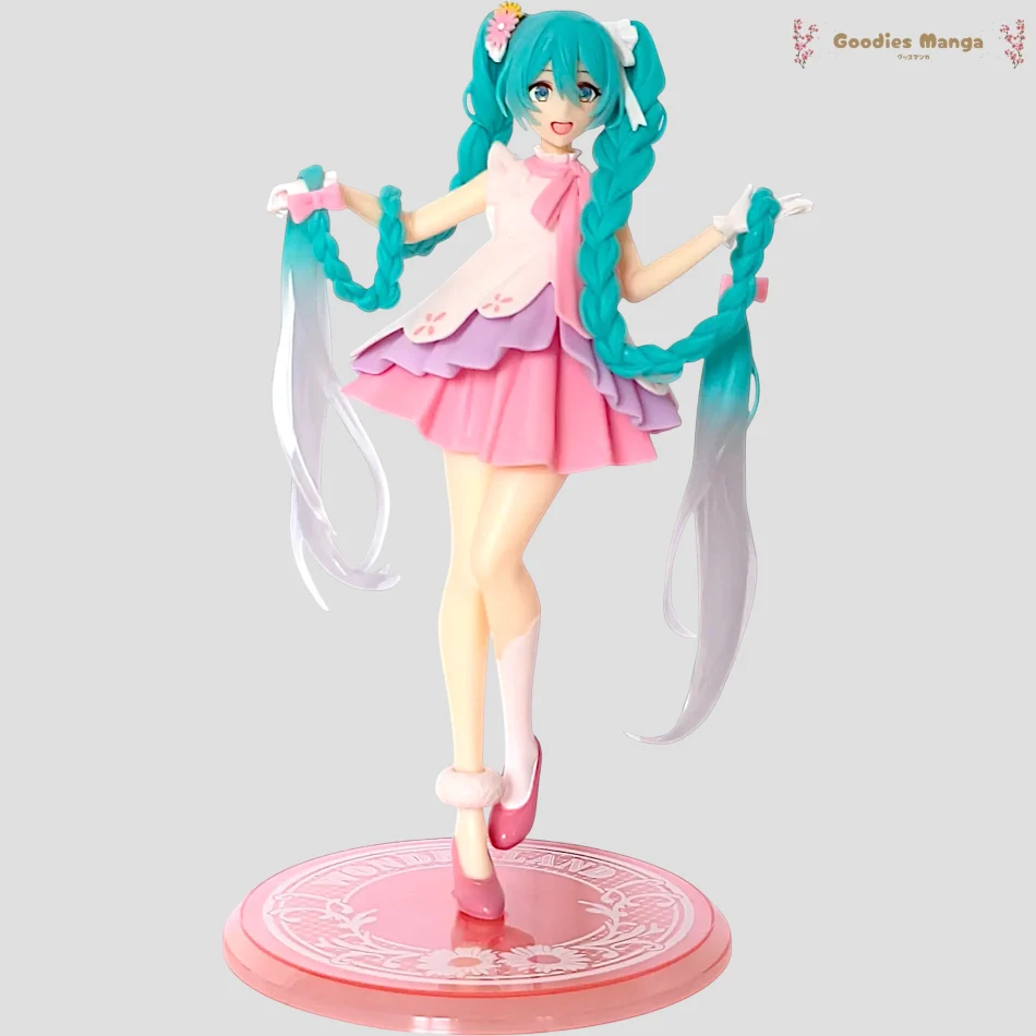 Figurine Hatsune Miku – Wonderland Rapunzel Ver. – Taito de face