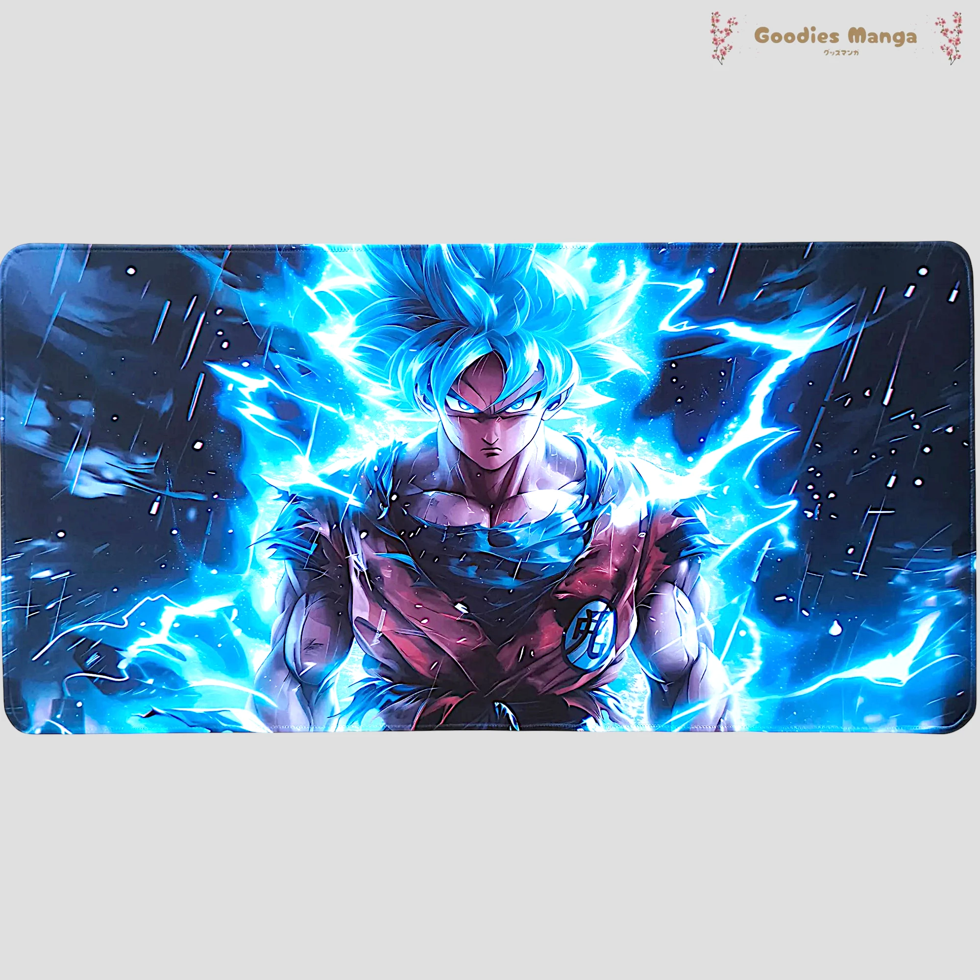 Tapis Dragon Ball – Goku Super Saiyan Blue style Maître Kame