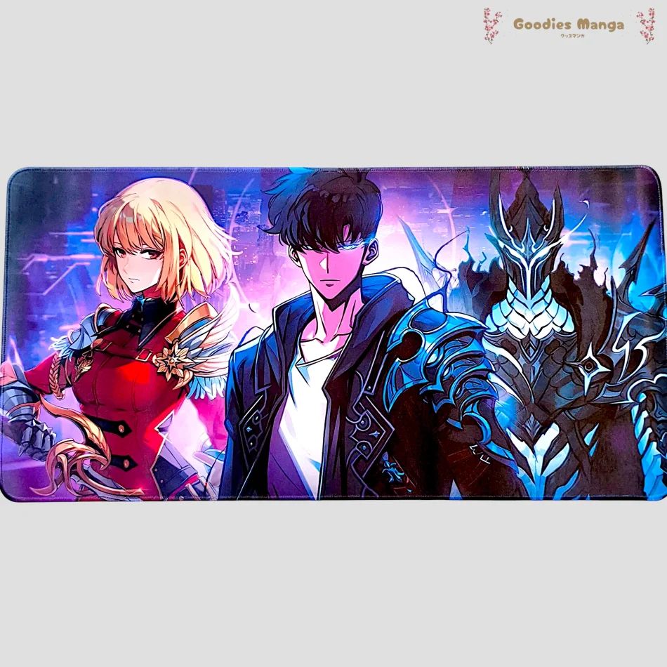 Tapis de souris Solo Leveling – Cha Hae In, Sung Jin Woo & Igris