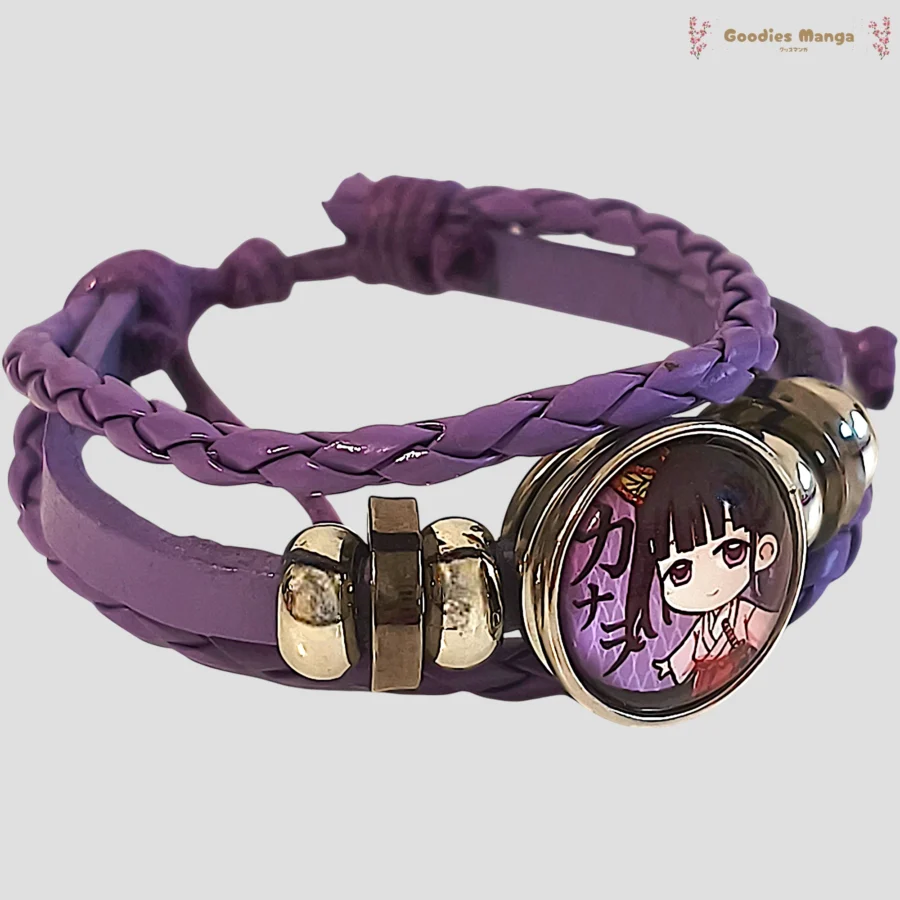 Bracelet Kanao Tsuyuri Violet – Demon Slayer de face
