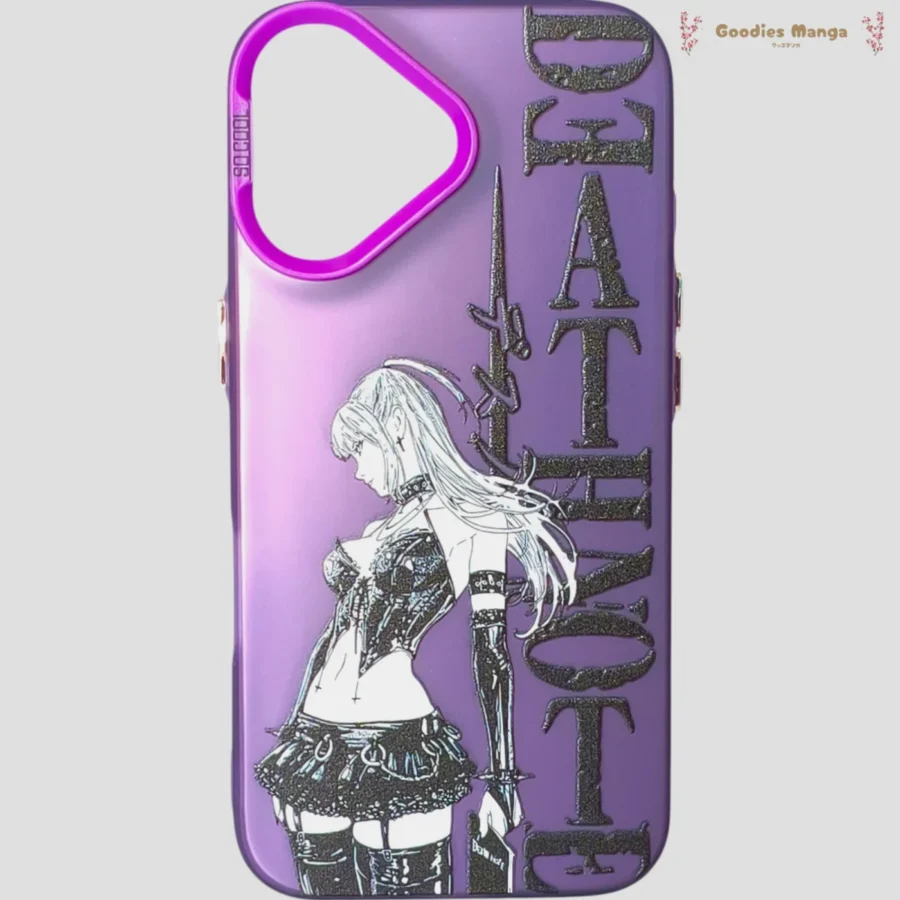 Coque iPhone 16 Misa Amane violette Death Note