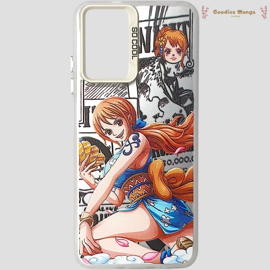 Coque Nami Kimono Bleu Redmi Note 10 silicone One Piece