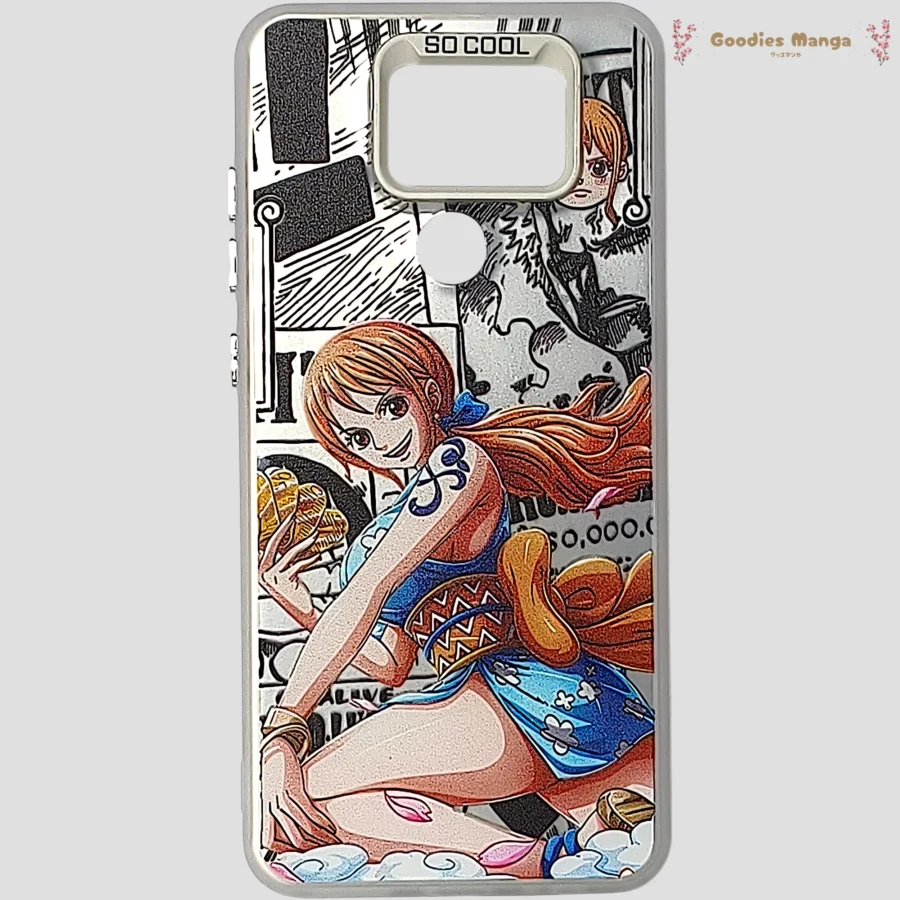 Coque Nami Kimono Bleu Redmi Note 9 silicone One Piece