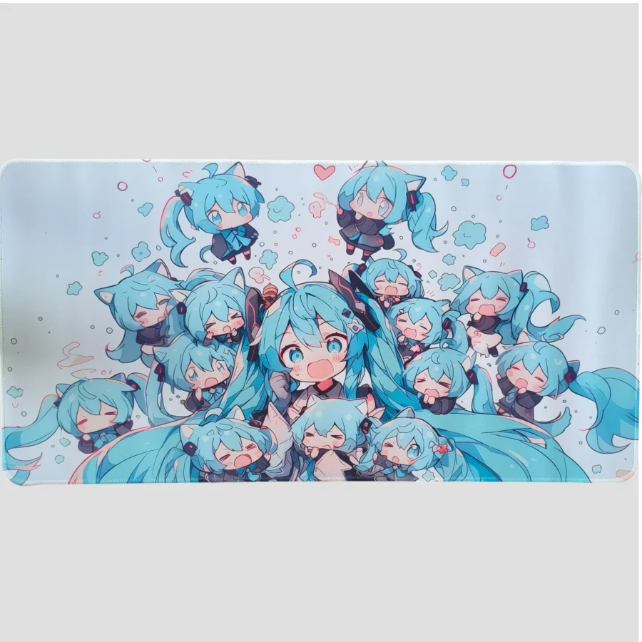 Tapis de souris Hatsune Miku chibi multiples kawaii Vocaloid