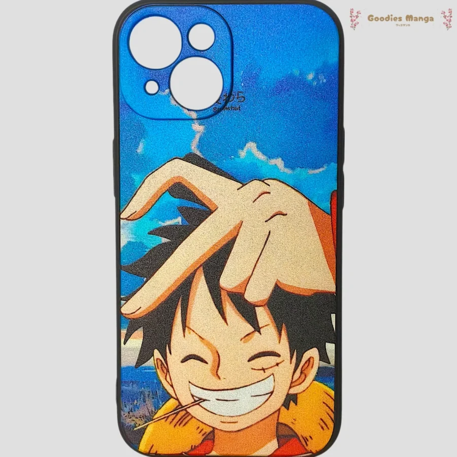 Coque iPhone 15 Luffy Pose Coeur One Piece