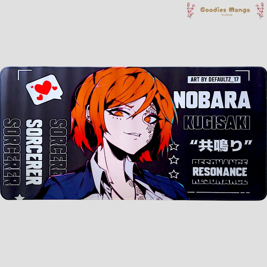 Tapis de souris Nobara Kugisaki style Cyberpunk Jujutsu Kaisen 60x30