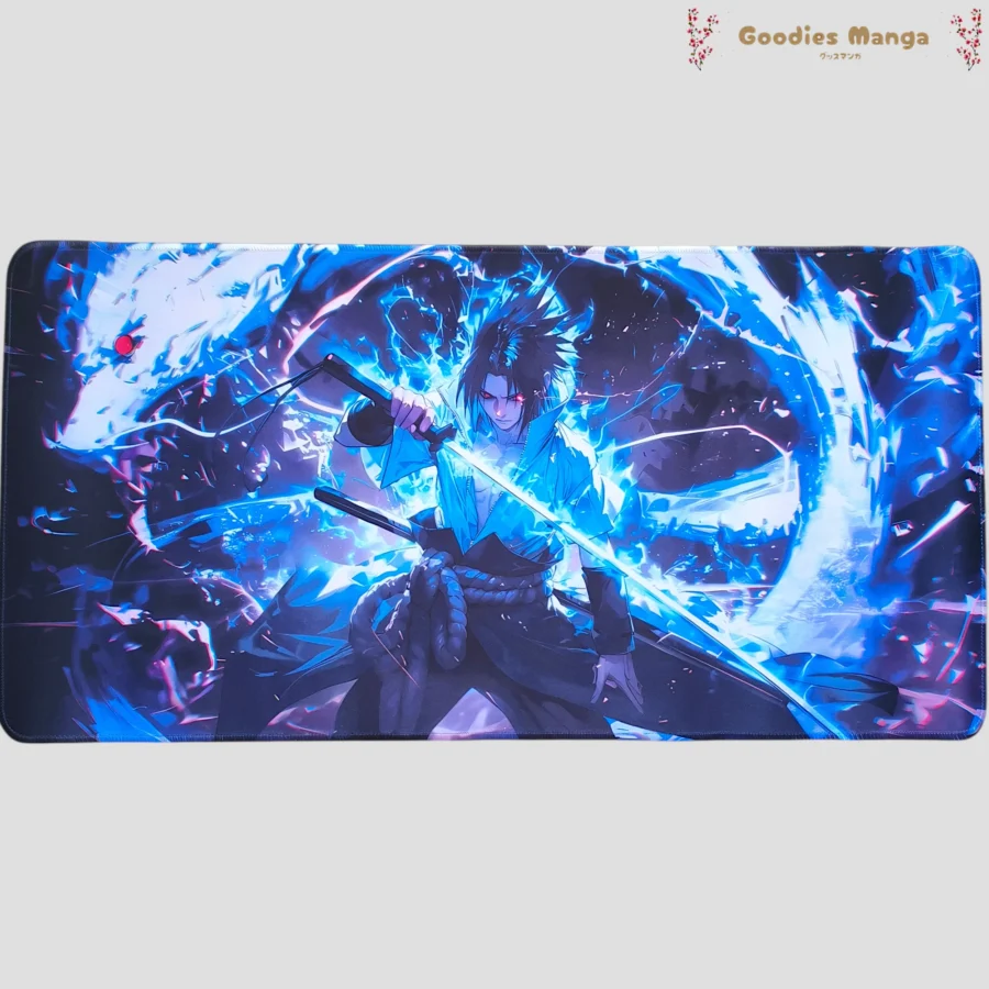Tapis de souris Sasuke Uchiha Kirin Naruto 60x30