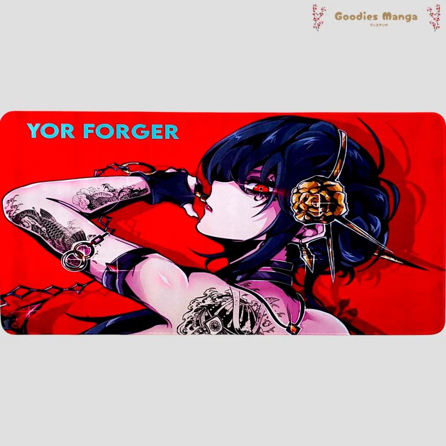 Tapis de souris Yor Forger style Cyberpunk Spy x Family 60x30