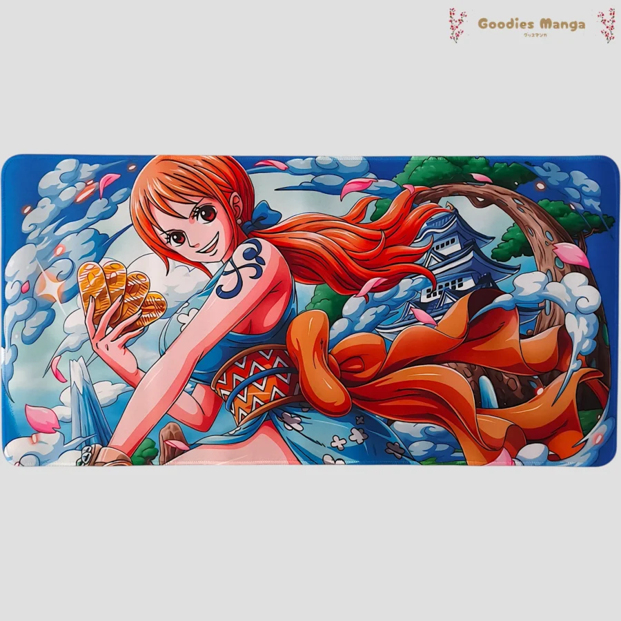 Tapis de souris Nami One Piece Pays des Wa 60 x 30 cm