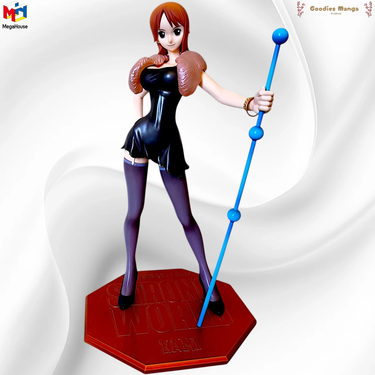 figurine nami one piece portraitofpirates strong edition megahouse